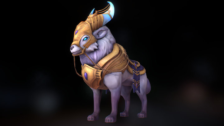 An MMO Game Character - Course Result 3D Model