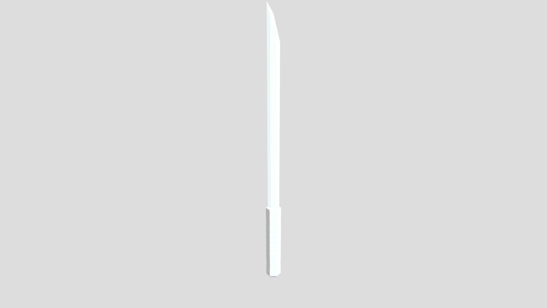 Low Poly Katana By Scarydany