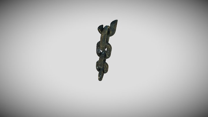 Chain Underwater 3D Model