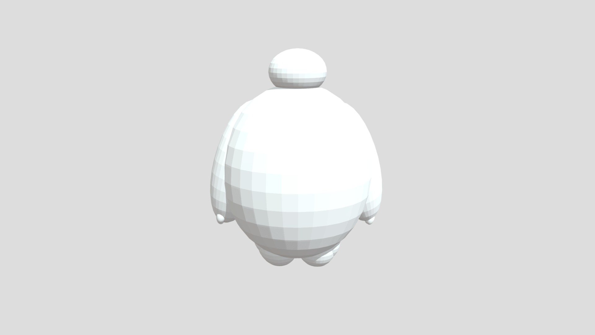 Baymax 3D - 3D model by alani.farisa [d2fa30c] - Sketchfab