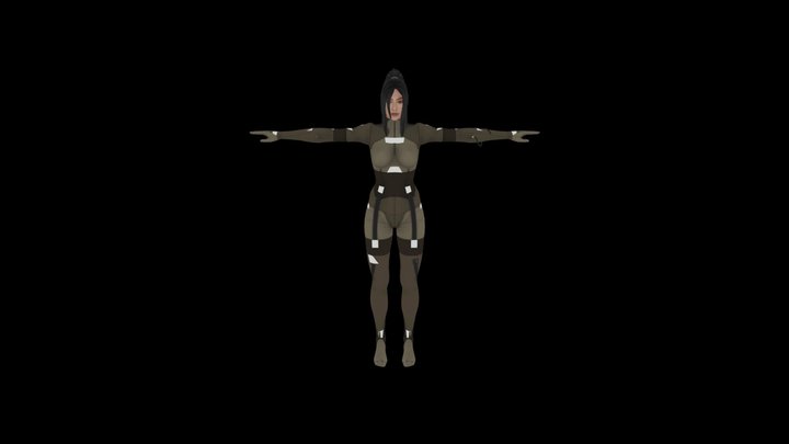 Mgs4 Raven – Modello 3D gratuito STL