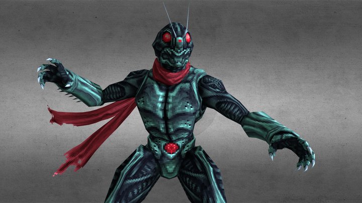 Kamen Rider Ichigo 3D Model