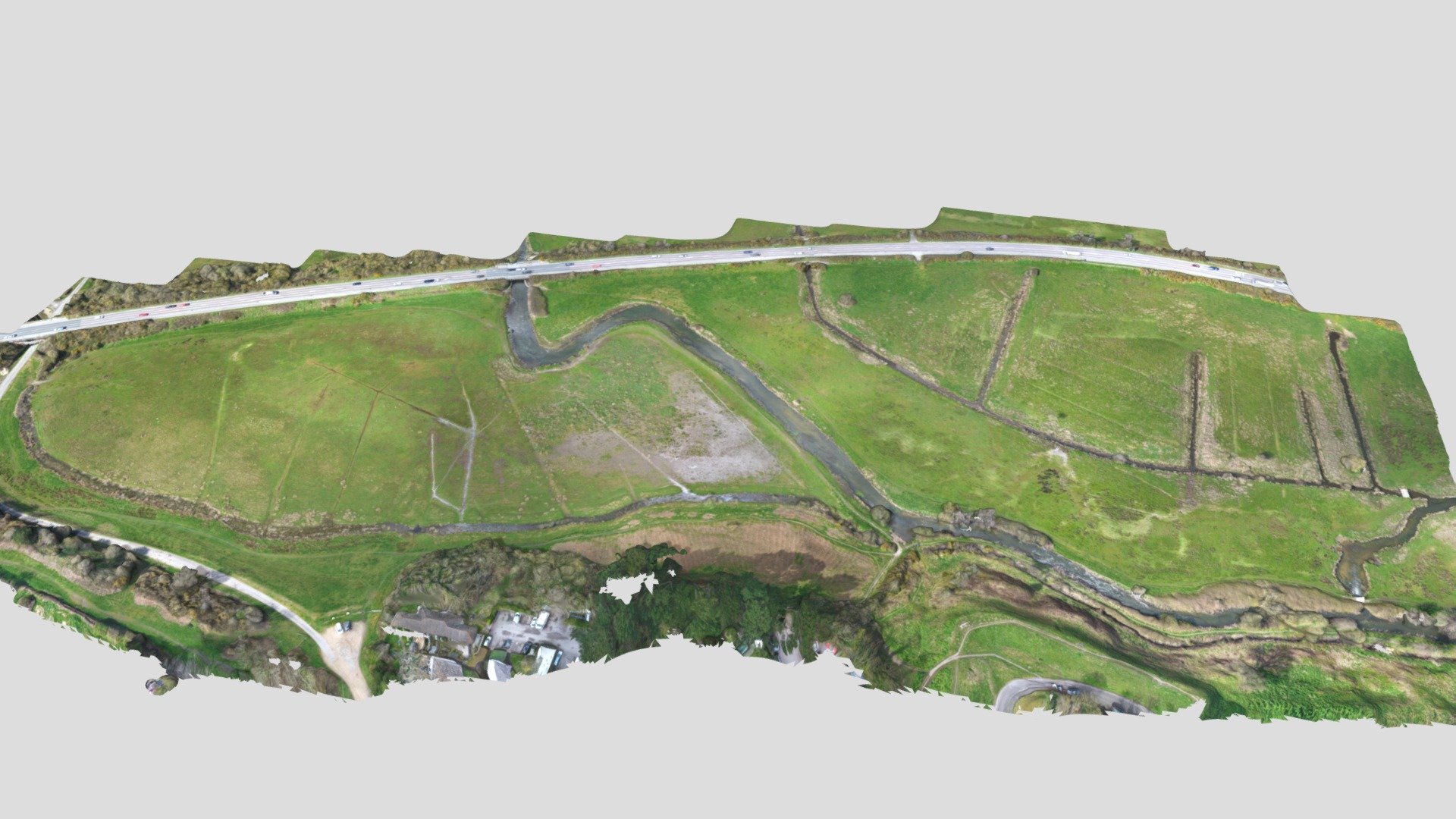 River Piddle Floodplain, Wareham - 3D model by Edward Fleming ...