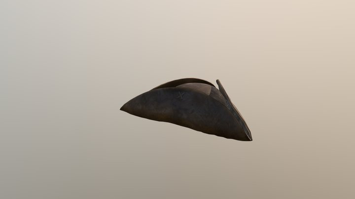 Tricorn Hat 3D Model