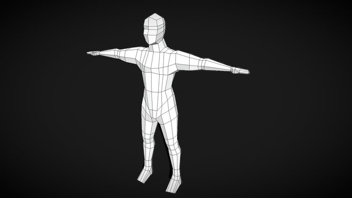 Simple T pose for Character sheets - CLIP STUDIO ASSETS