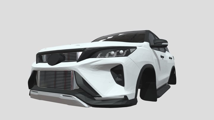 2022 Toyota Fortuner Legender Tuned 3D Model