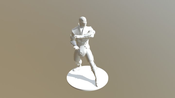 Sub-Zero from Mortal kombat X 3D Model