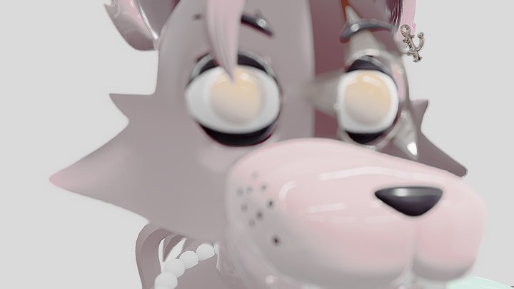 Stylized Glamrock Foxy [Blender Fix 2.0`~+] 3D Model