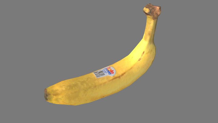 Banana Retopo 3D Model