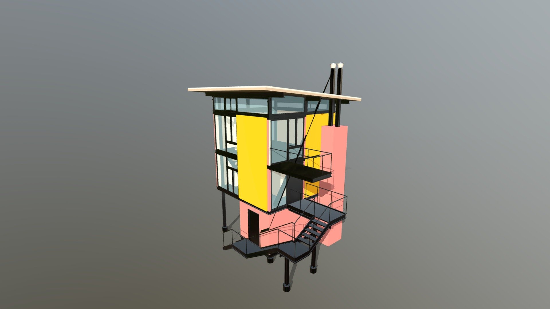 Delta Shelter - Download Free 3D model by Kaprielian [d30031d] - Sketchfab