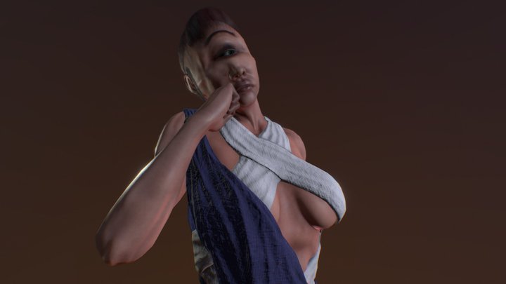 Female Cyclops 3D Model
