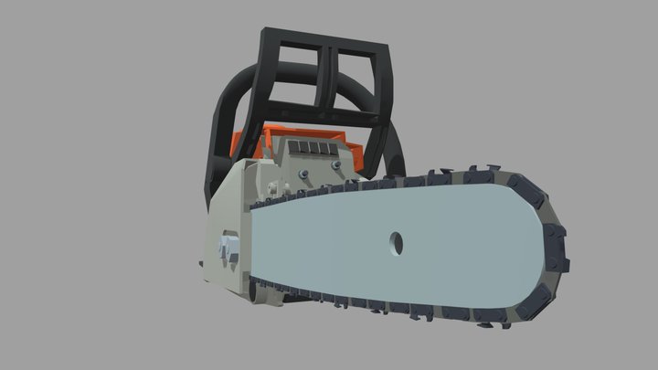 XYZ cours work DRAFT PUNK  chainsaw 3D Model