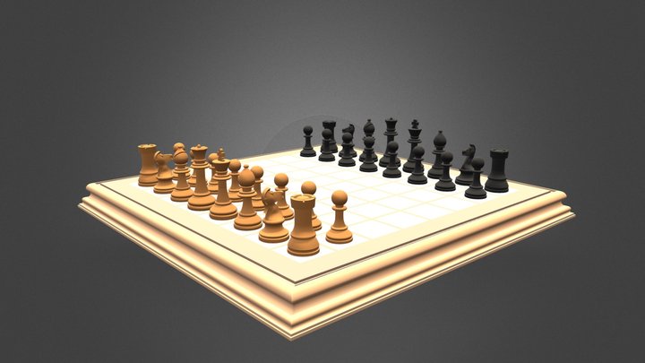 Chess Set - 3D Model by capedghost