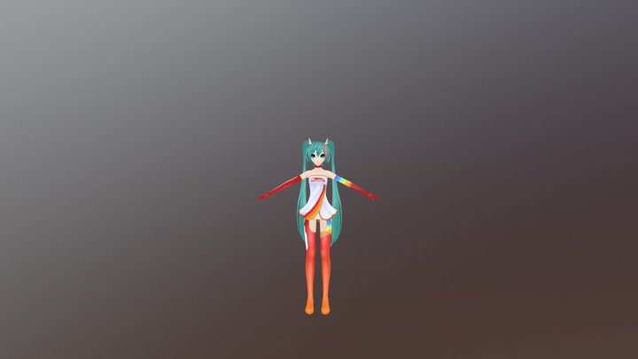 Pdx Racing Miku 2016 By Luiz7429-dang78j 3D Model