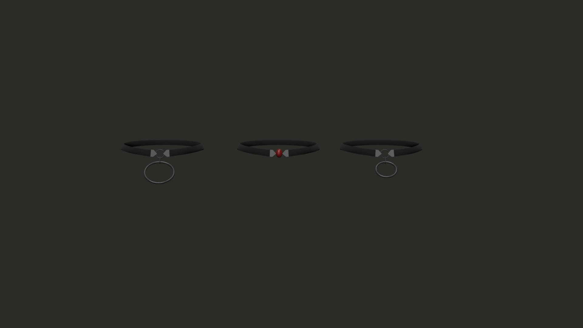 Simple collars/chokers
