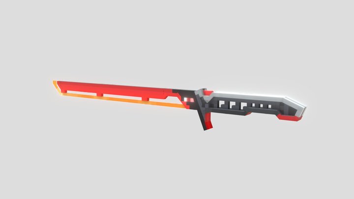 Thermal katana 3D Model