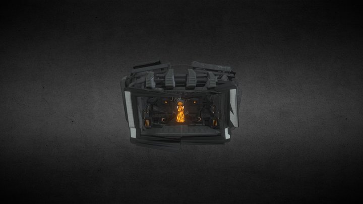 Watchman of doom head 3D Model