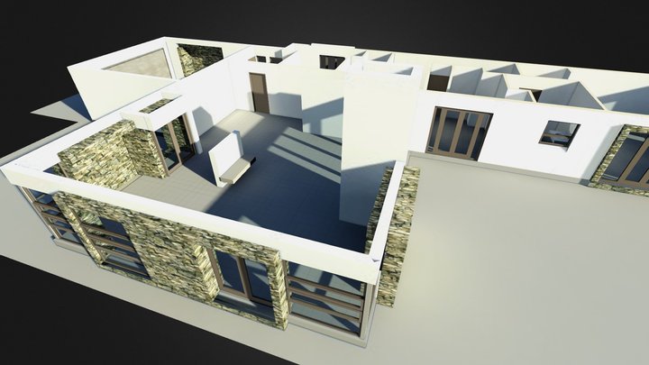 House PlanE_02 3D Model
