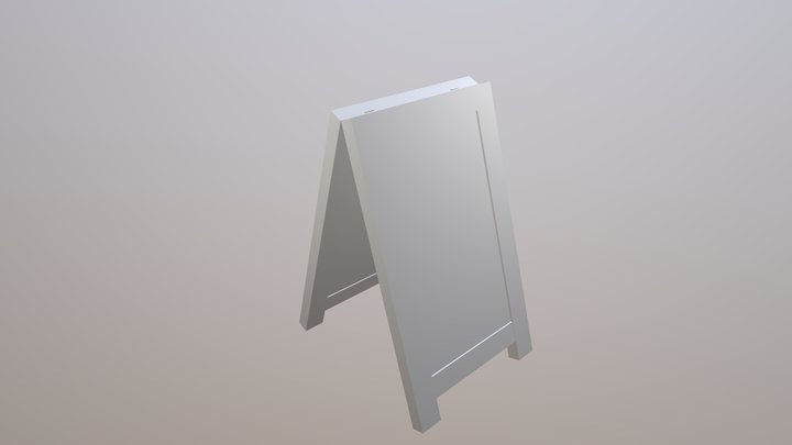 Menu 3D Model