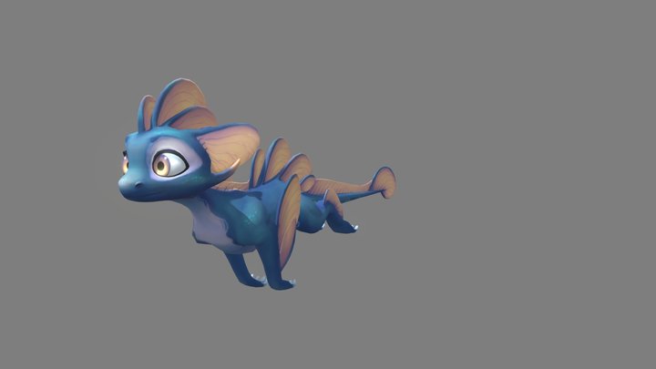 LittleWaterCreature 3D Model