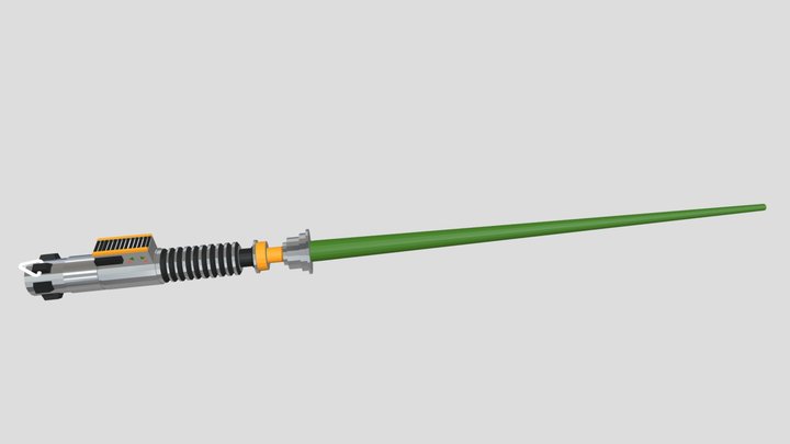 Sable de Luke Skywalker 3D Model