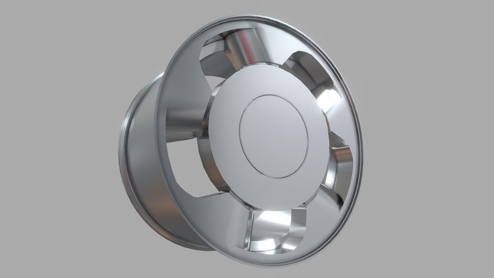 Wheel Volcano V-10 (Roda Orbital) 3D Model