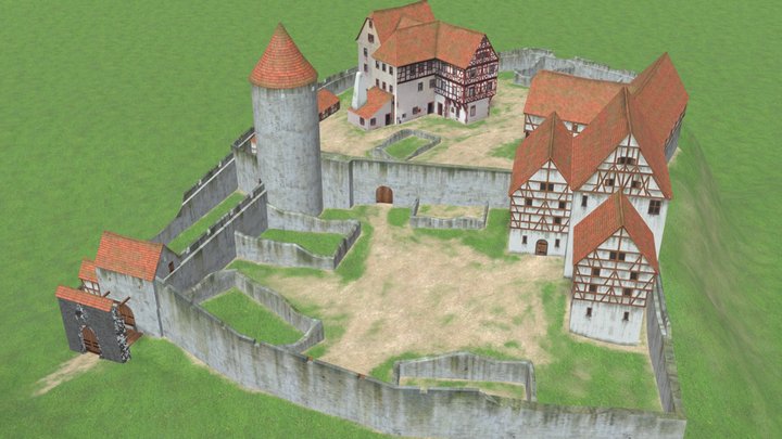 Burg Homburg 3D Model