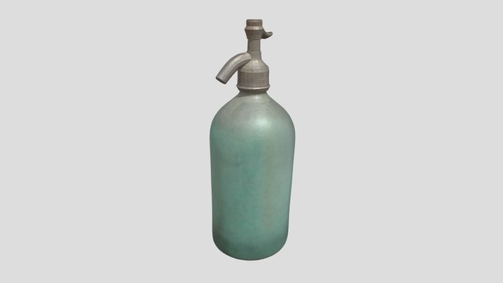 Modelo 3D de un sifón de soda vintage – Gratis 3D-model STL