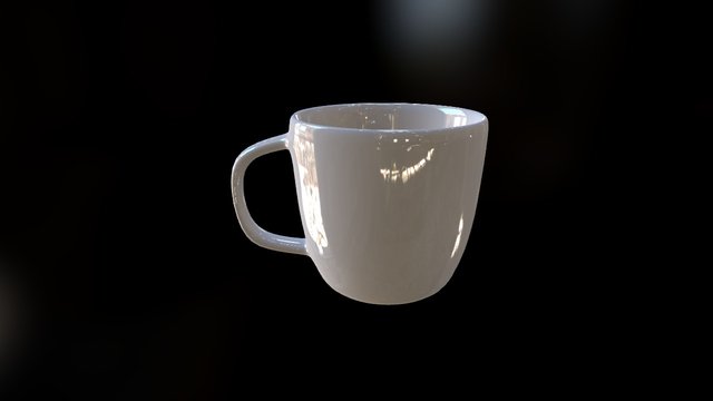 Porcelain Mug (Grande) 3D Model