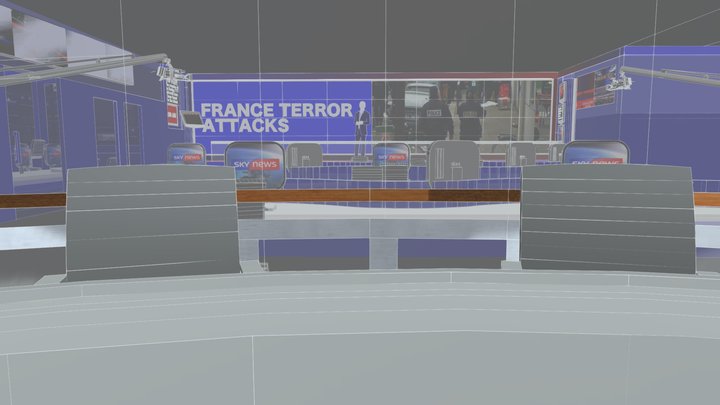 Sky+ News+2001 3D Model