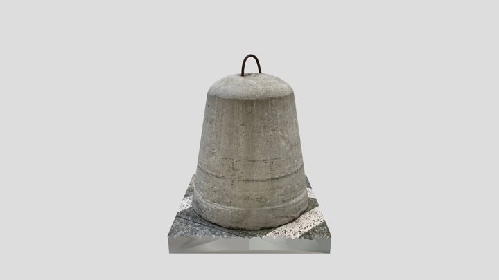 Gum Drop Bollard 3D Model