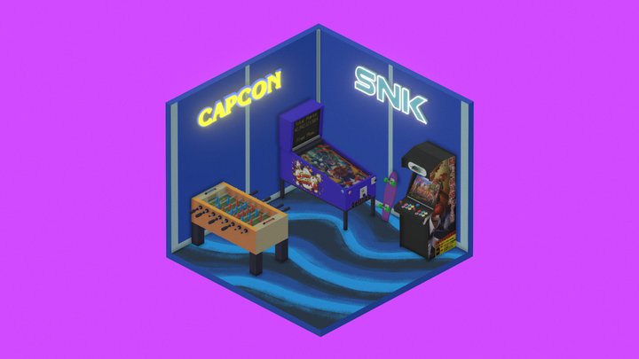Isometric Arcade 3D Model