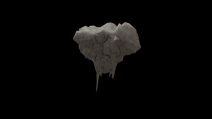 Large Stalactite 3D Model