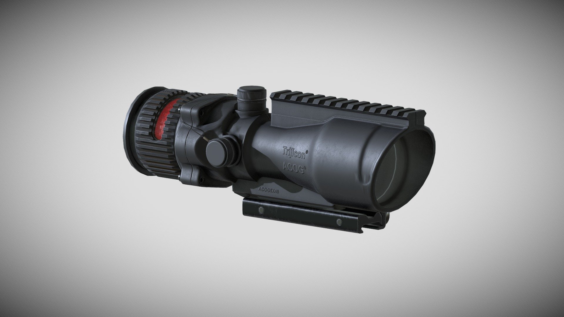 Trijicon ACOG6x48 - 3D model by rokksolid [d309beb] - Sketchfab