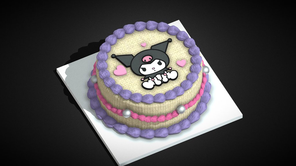 Kuromi Cake/ Birthday Cake