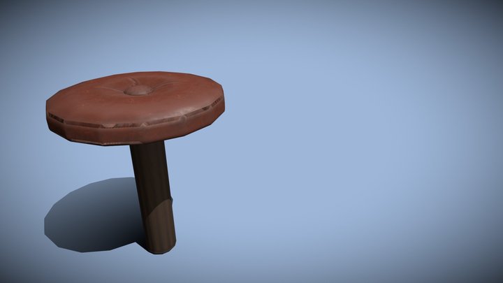 Assento de Saloon – Estudo 3D1 (SAGA) 3D Model