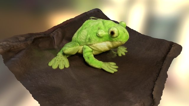 Stuffed Animal Frog Scan 3D Model