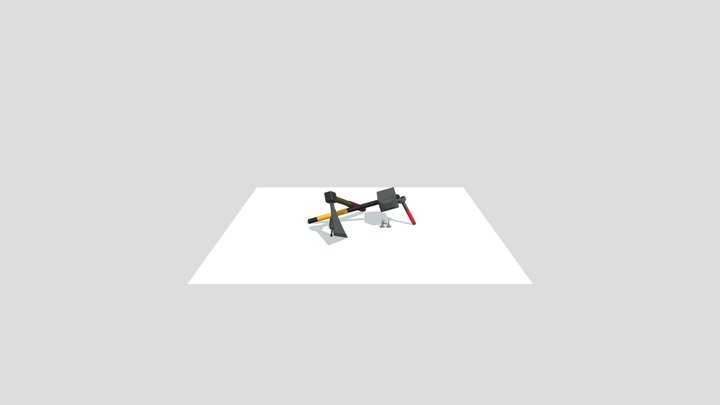 Simple low poly tools pack 3D Model