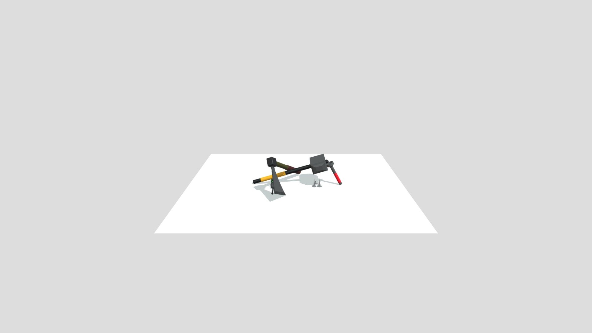 Simple low poly tools pack
