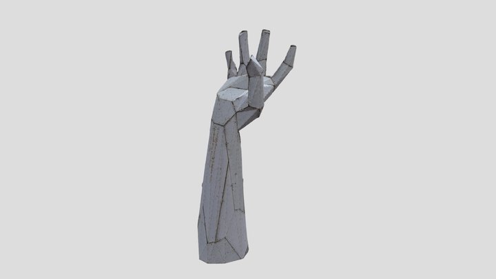 Reaching Hand Scan 3D Model