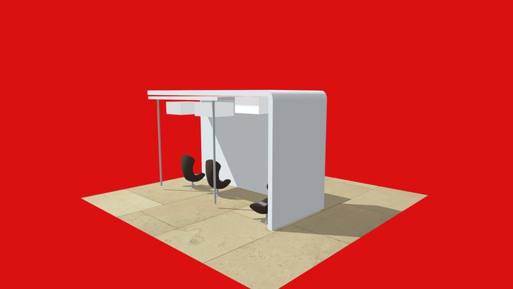 exhibition  stand 3D Model