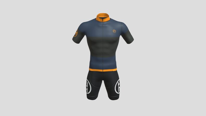 21-Arancio Grigio Blu 3D Model