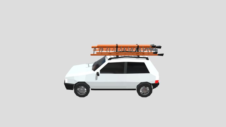 Uno Mille Low Poly 3D Model