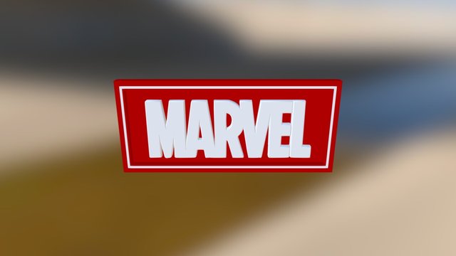 [SGP35] Marvel Logo 3D Model