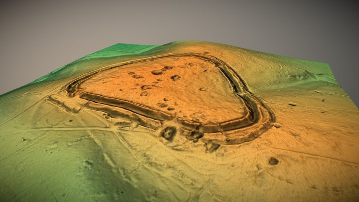 Sidbury Camp, Wiltshire (UK) – Free 3D Model STL