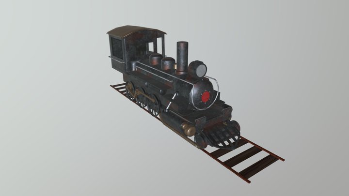 Old train 3D Model