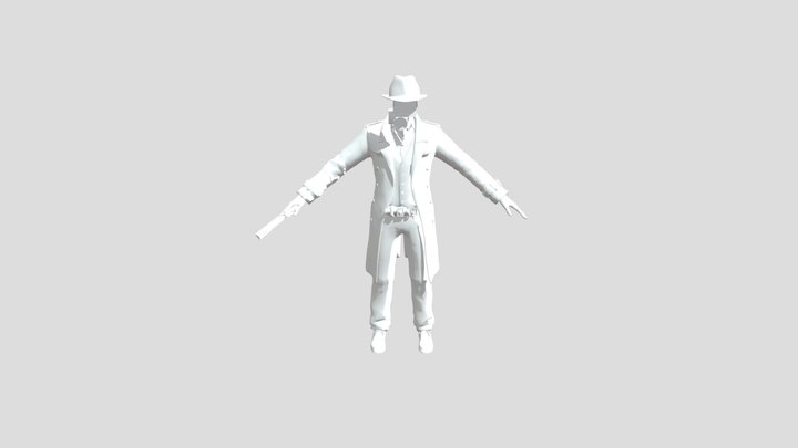 Detective Cameraman 3D Model