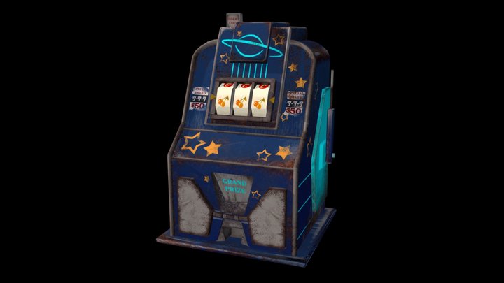Slot Machine 2 3D Model