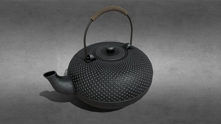 Iron Teapot – Free 3D Model STL
