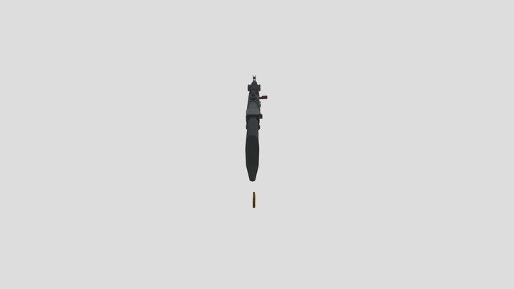 Low-poly-ak-12 3D Model